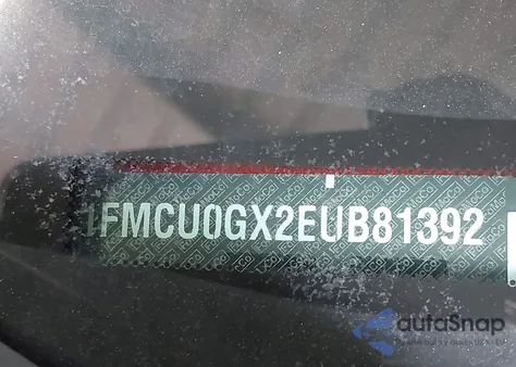 2014 Ford Escape Se from USA, damaged, VIN 1FMCU0GX2EUB81392